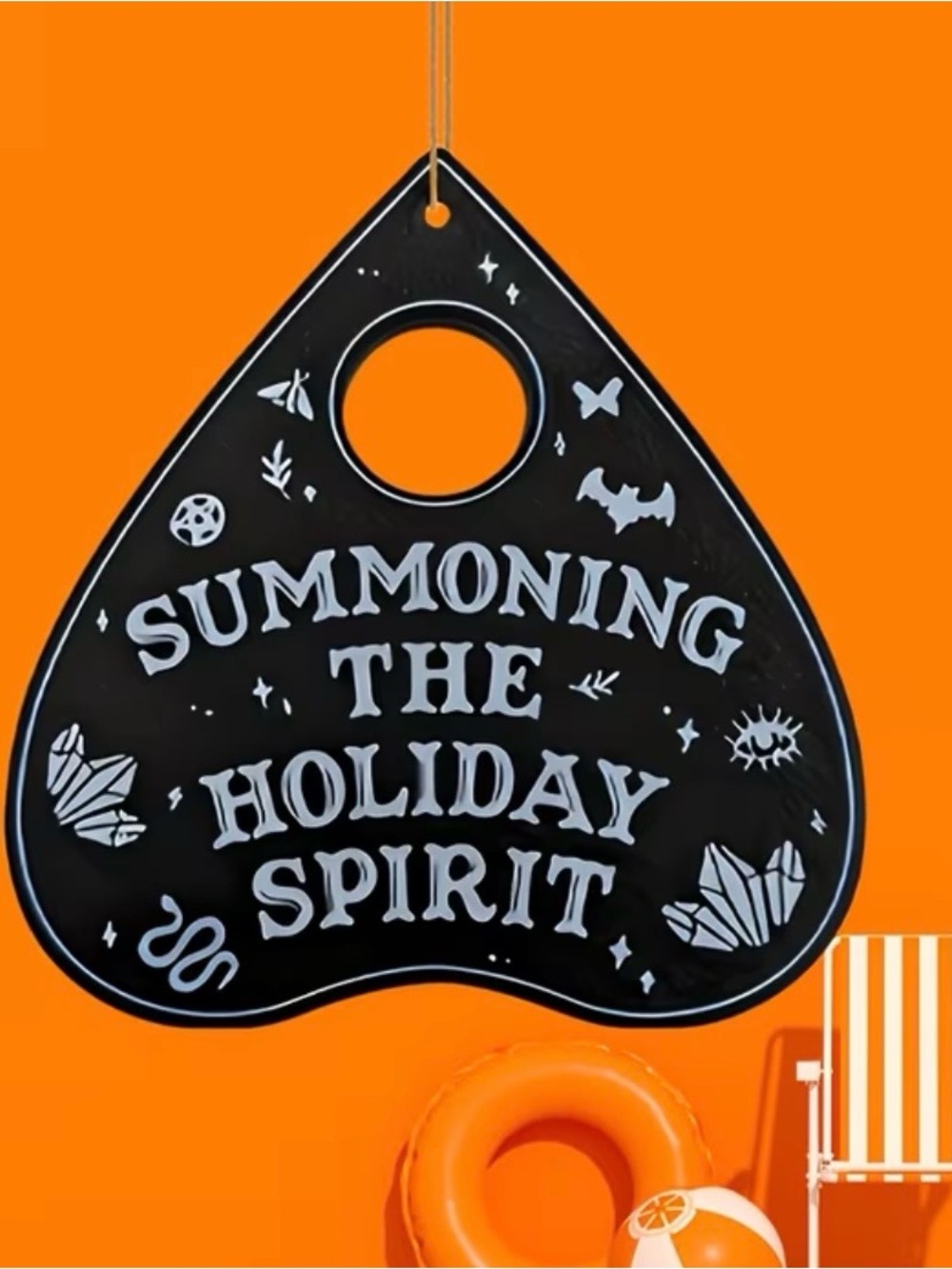 Summoning the Holiday Spirit Planchette Ornament